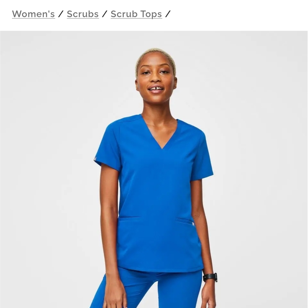Figs Royal Blue Women's Tops